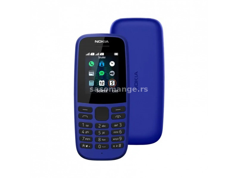 Mobilni telefon Nokia 105 2019 1.77" DS 4MB/4MB plavi