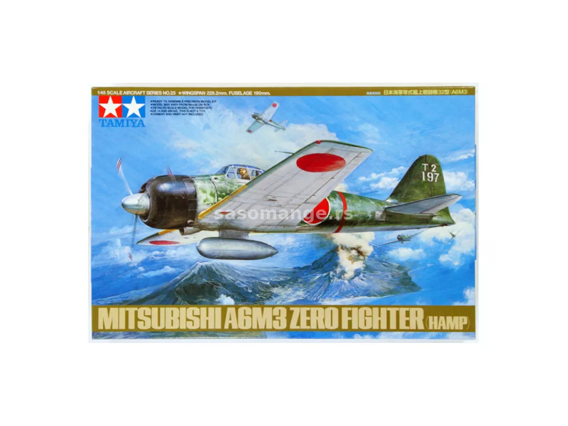 1:48 Mitsubishi A6M3 Zero Fighter T32 Hamp