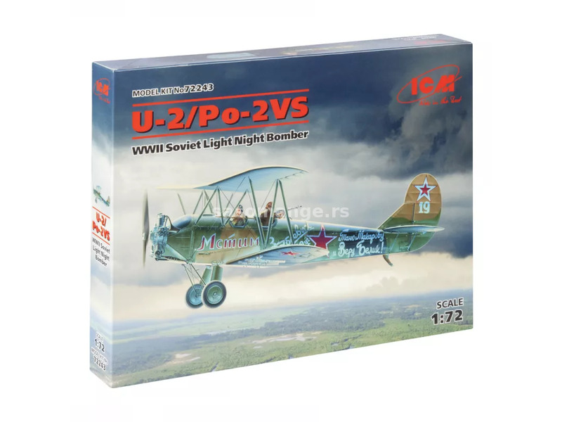 U-2/Po-2VS WWII Soviet Light Night Bomber 1:72