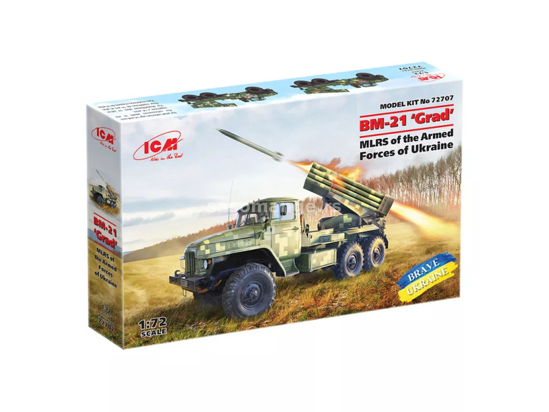 BM-21 'Grad' MLRS Of The Armed Forces Of Ukraine 1:72