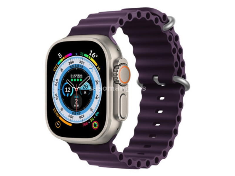 Moye smartwatch ocean strap 44/45/49mm elderberry ( 055030 )