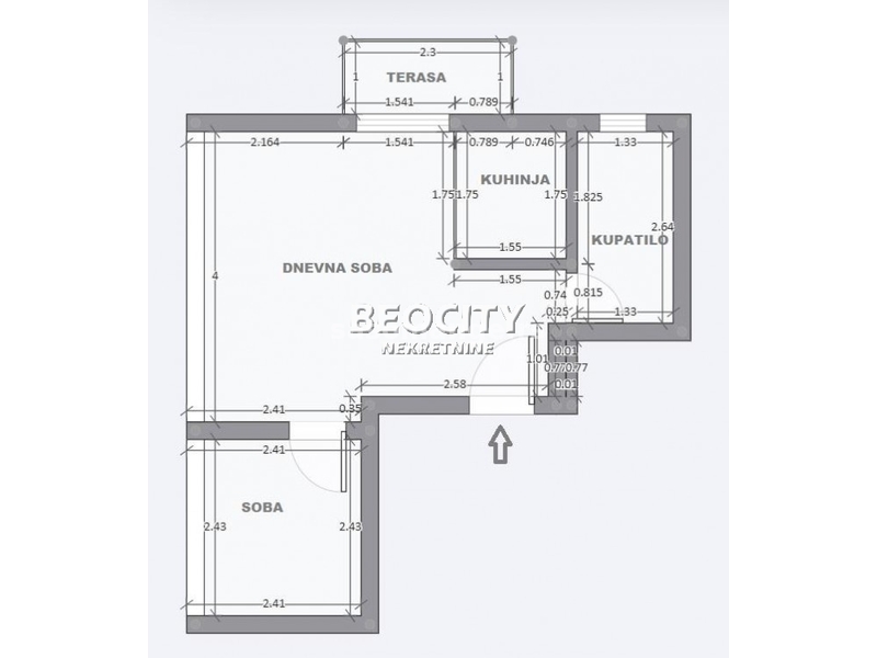 Rakovica, Kneževac, Prvoboraca, 1.5, 36m2