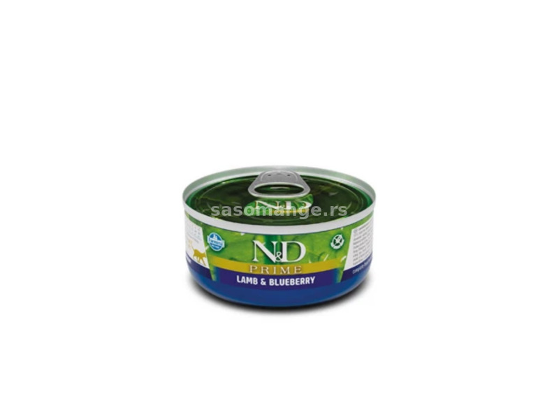 N&amp;D Can Cat Prime Lamb&amp;Blueberry 70g