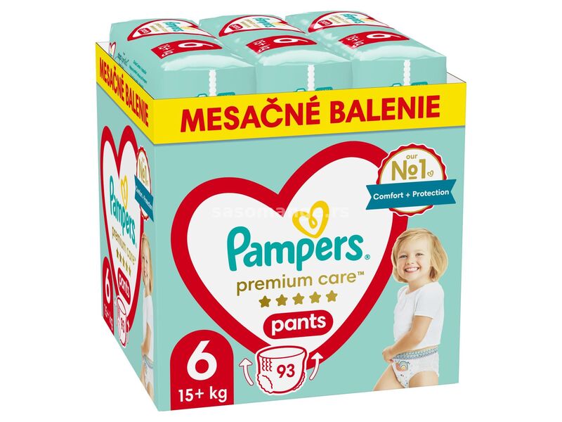 PAMPERS Pelene Pants MSB 6 15+ kg 93 kom.