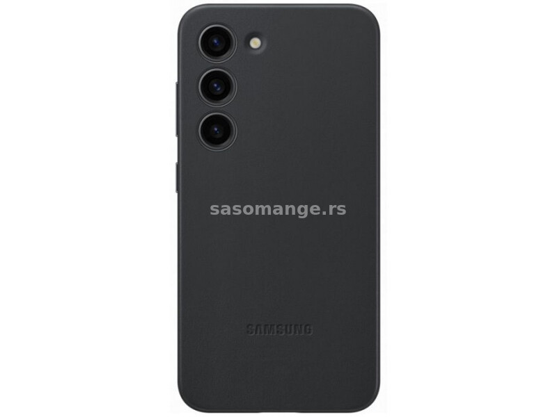 SAMSUNG Samsung kozna maska za S23, crna