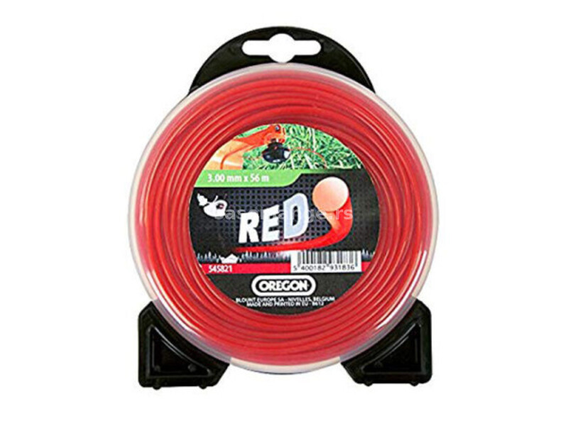 Oregon silk za trimer, red roundline 3.0mm x 53m ( 038795 )