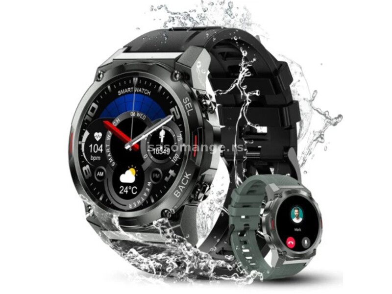 Oukitel BT50 smartwatch rugged military 400mAh ( BT50 black )