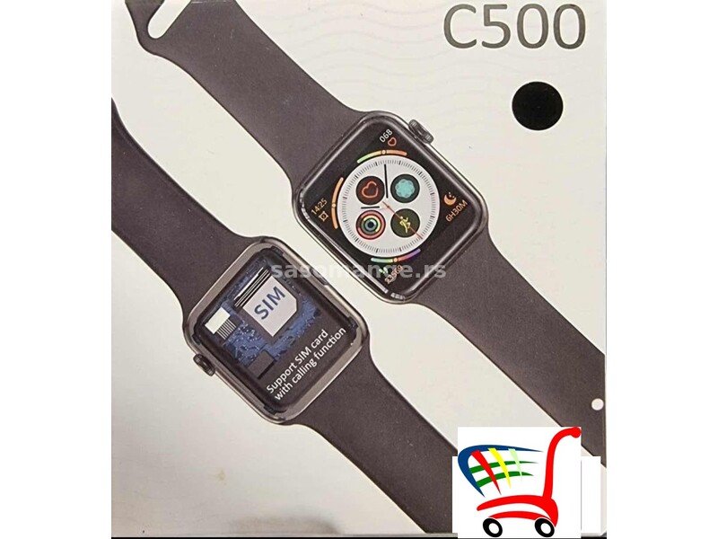 pametan sat C500 fitnes smartwatch Sim / blutut - pametan sat C500 fitnes smartwatch Sim / blutut