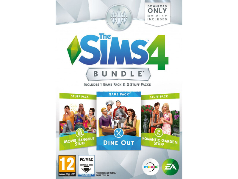 PC The Sims 4 Bundle Pack 3 Cool Kitchen Stuff + Outdoor Retreat + Spooky Stuff (Code in a box)