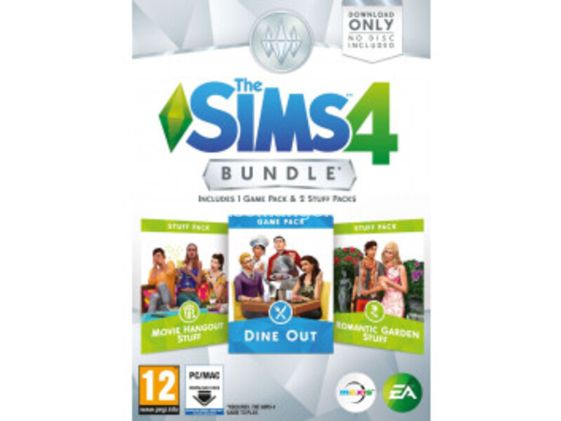 PC The Sims 4 Bundle Pack 3 Cool Kitchen Stuff + Outdoor Retreat + Spooky Stuff (Code in a box)