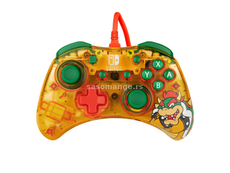PDP Nintendo Switch wired controller rock candy mini - bowser ( 059465 )