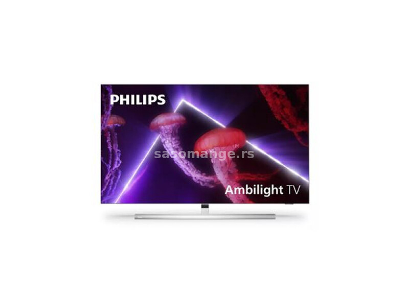 Televizor PHILIPS OLED TV 55OLED807/12, 4K, 120hz, ANDROID, AMBILIGHT, SIVI