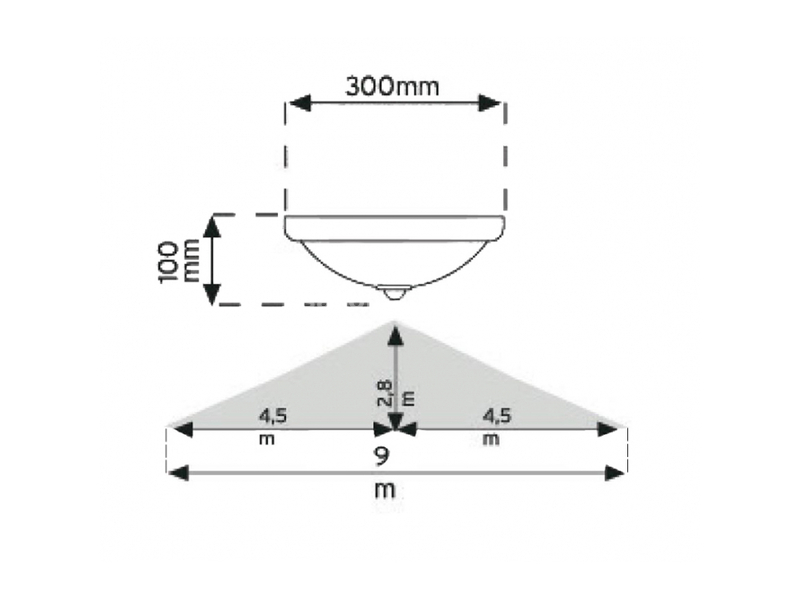 PLAFONJERA SENZOR 1024 2XE27 BELA