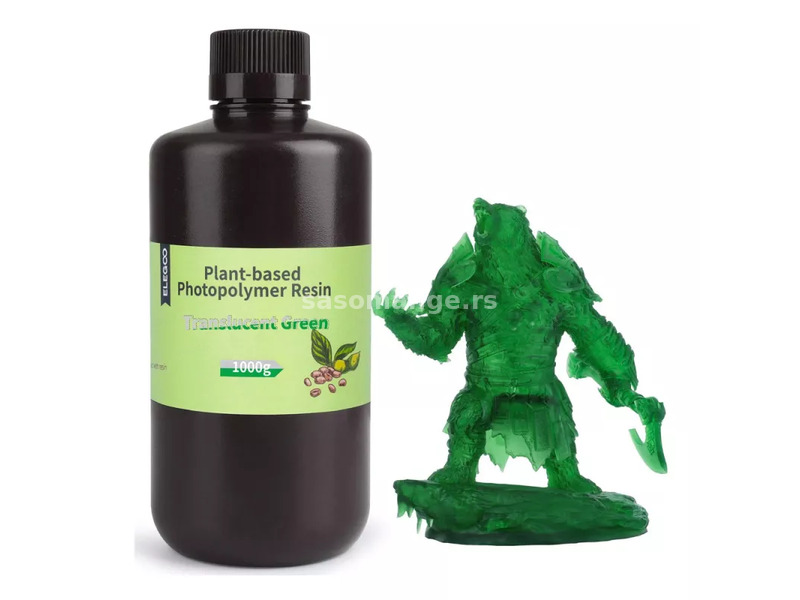 Plant-Based Resin 1kg - Clear Green