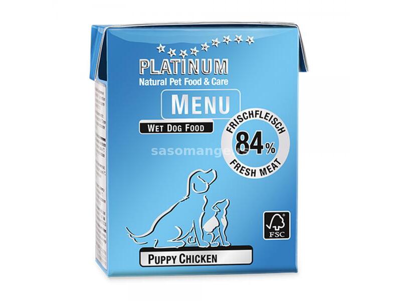 PLATINUM menu Puppy piletina 185g
