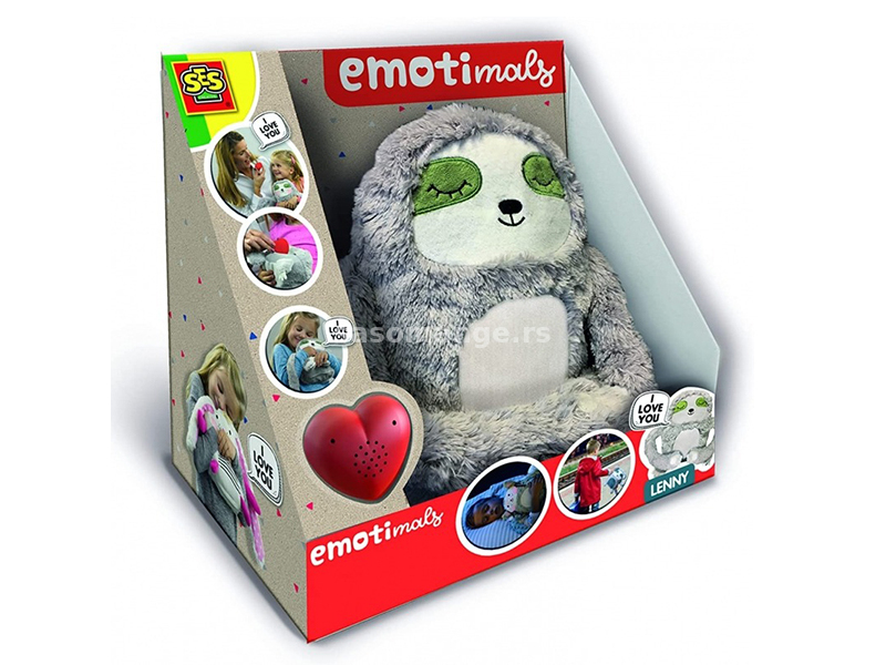 Plišana igračka Emotimals interactive Lenny Ses 52404