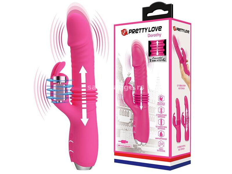 Pokretljivi zeka vibrator Dorothy