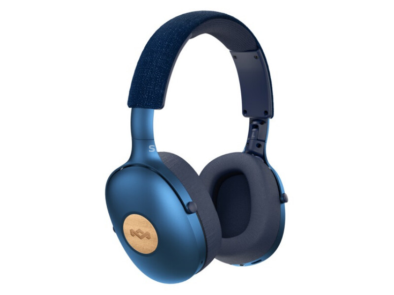 Positive Vibration XL Bluetooth Over-Ear Headphones - Denim