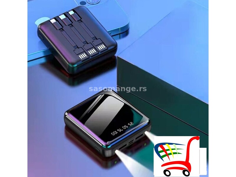 Power bank 10000mAh - 3+1 USB kabal Treqa TR-947 - Power bank 10000mAh - 3+1 USB kabal Treqa TR-947