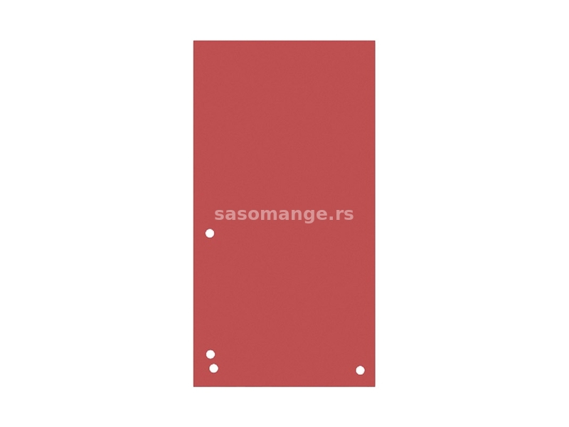 Pregrada kartonska 23,5x10,5cm pk100 Donau 8620100-04PL crvena