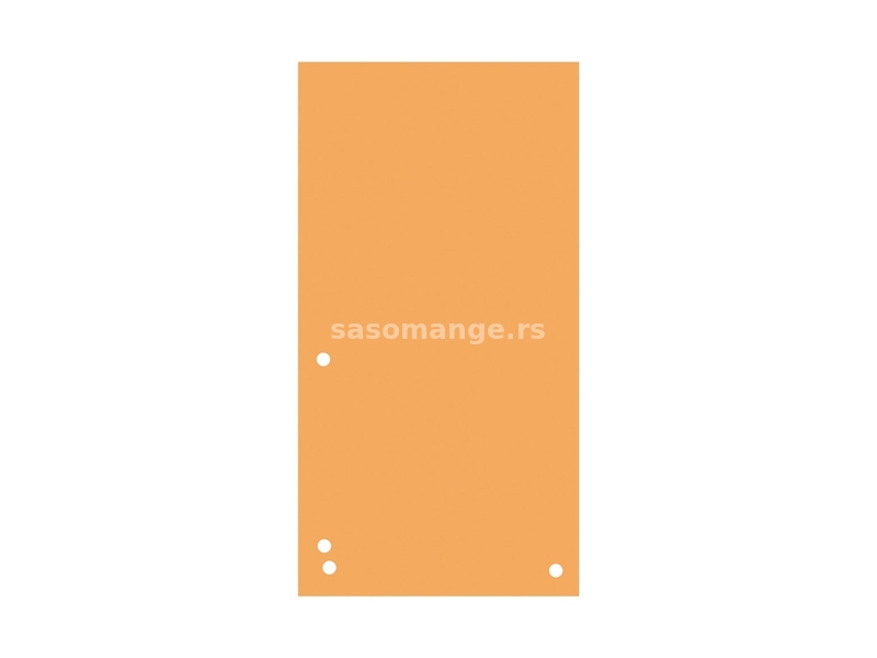 Pregrada kartonska 23,5x10,5cm pk100 Donau 8620100-12PL narandžasta