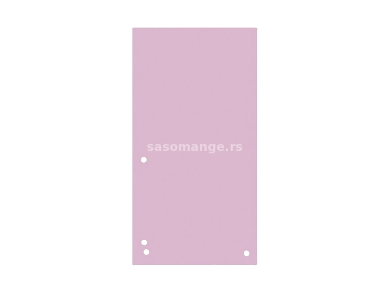 Pregrada kartonska 23,5x10,5cm pk100 Donau 8620100-16PL roze