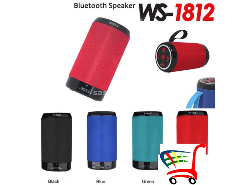 Prenosivi Bluetooth zvucnik WS-1812 () - Prenosivi Bluetooth zvucnik WS-1812 ()