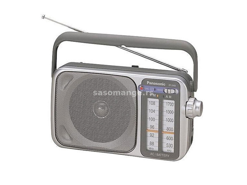 Prenosivi FM/AM radio tranzistor sivi RF 2400 Panasonic 02207