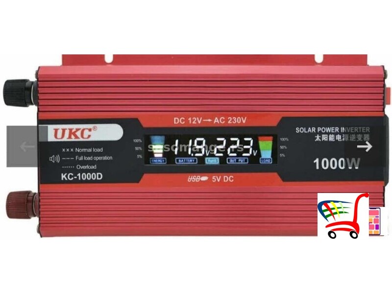 pretvarač napona - inverter 1000w - UKC - pretvarač napona - inverter 1000w - UKC