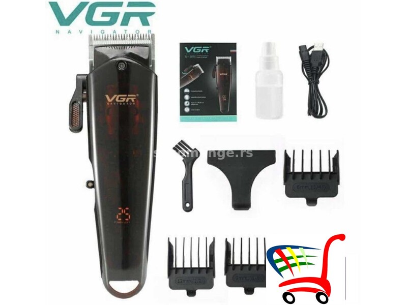 Profesionalna punjiva mašinica za šišanje VGR v-165 - Profesionalna punjiva mašinica za šišanje V...