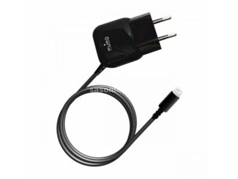 Puro PLT24 kućni punjač+kabl za iPhone 6/6S crni