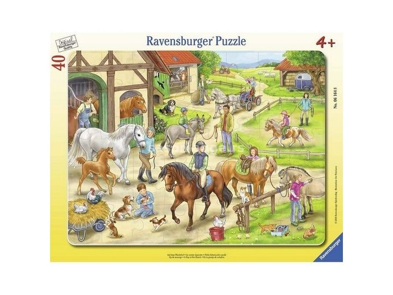 Ravensburger puzzle (slagalice) - Dan na rancu