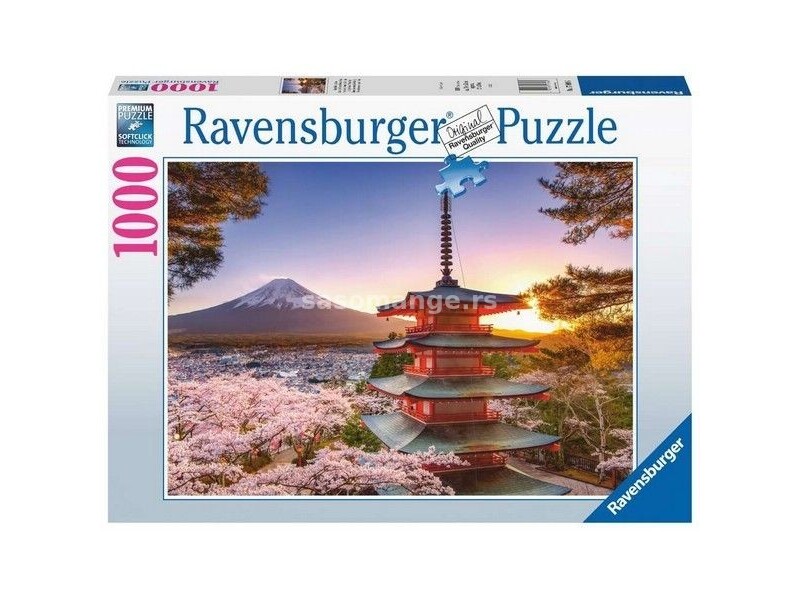 Ravensburger puzzle (slagalice) Planina Fudži i cvet višnje