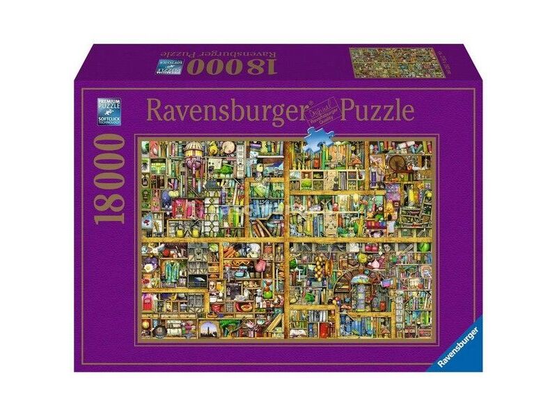 Ravensburger puzzle - Colin Thompson / Polica za knjige - 18000 delova