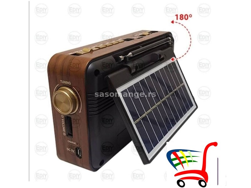 Radio FM tranzistor solarno punjenje + Bluetooth MK-193BT - Radio FM tranzistor solarno punjenje ...