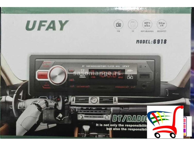 Radio za auto mp3 ,usb , blutut -6918 - Radio za auto mp3 ,usb , blutut -6918