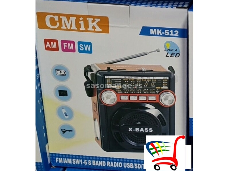 RADIO/tranzistor CMiK MK-512 - RADIO/tranzistor CMiK MK-512