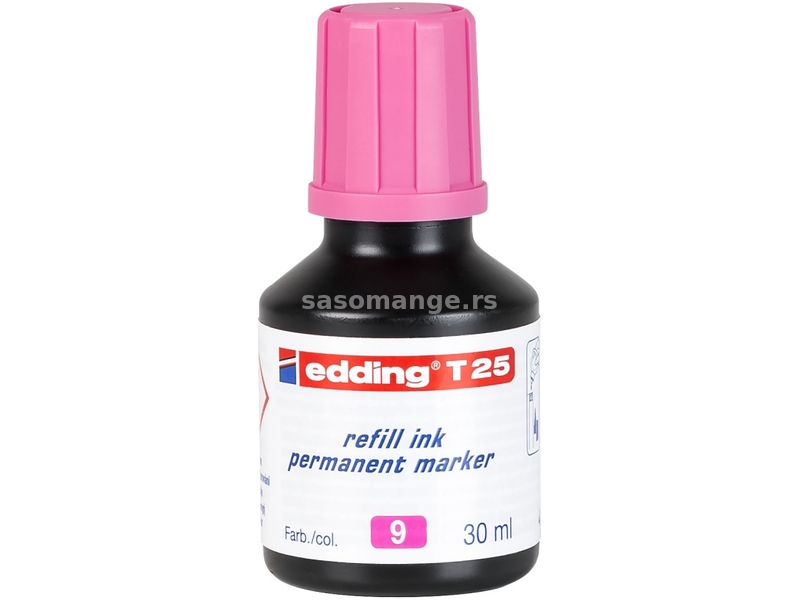 Refil za markere E-T25, 30ml Edding roze