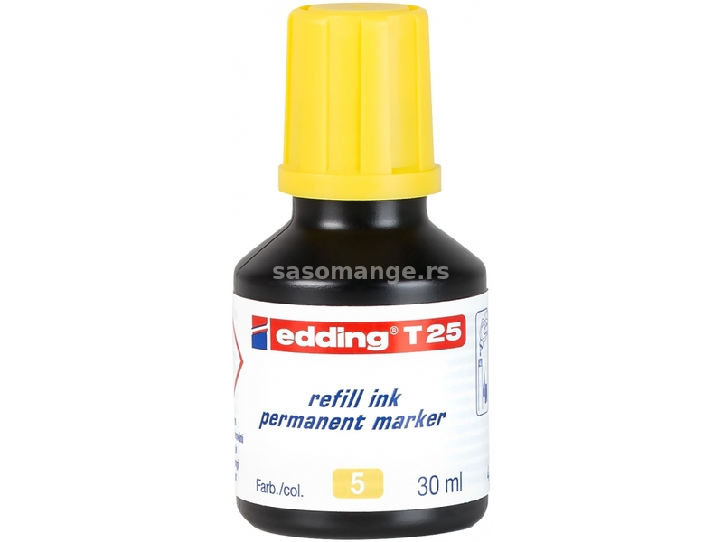 Refil za markere E-T25, 30ml Edding žuta