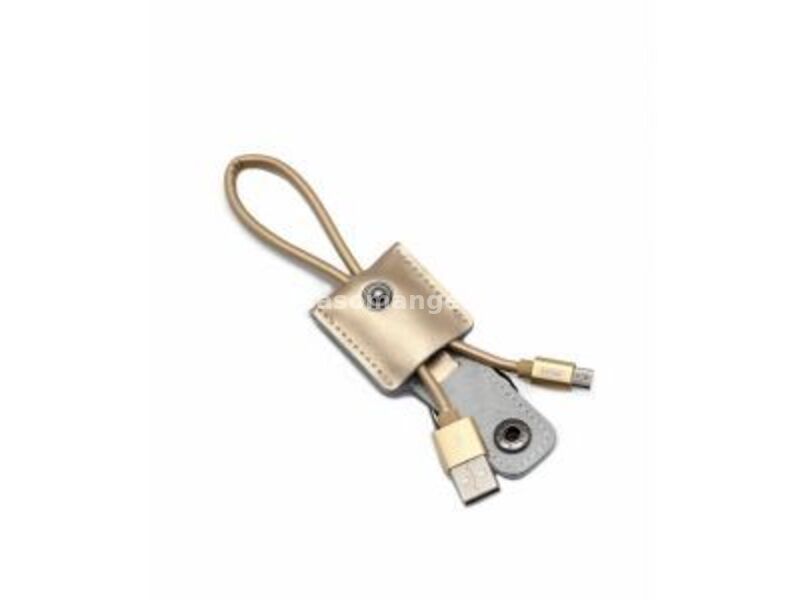 Remax Moss RC-079m zlatni kabl za punjač USB A (muški) na micro USB (muški) 1m