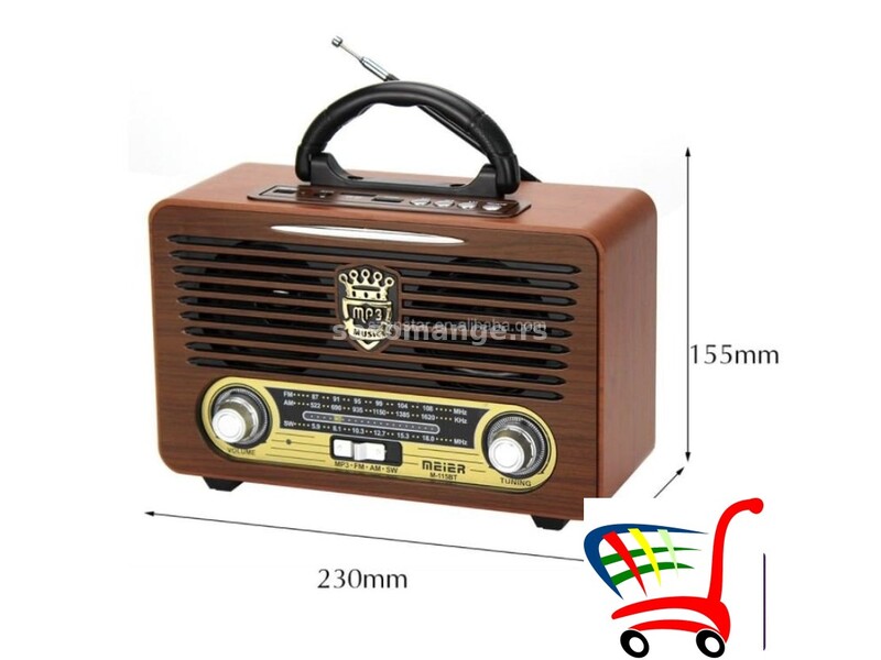Retro radio M-115 BT - Retro radio M-115 BT