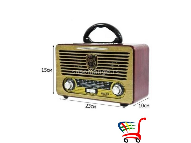 Retro radio prijemnik sa blutut vezom - Bluetooth radio - Retro radio prijemnik sa blutut vezom -...