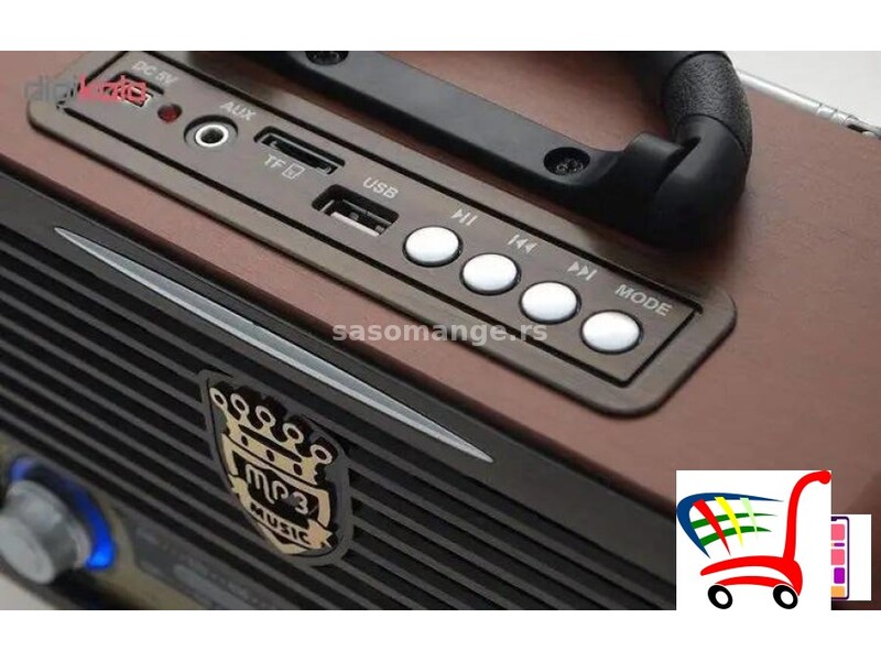 Retro radio prijemnik sa blutut vezom - Bluetooth radio - Retro radio prijemnik sa blutut vezom -...