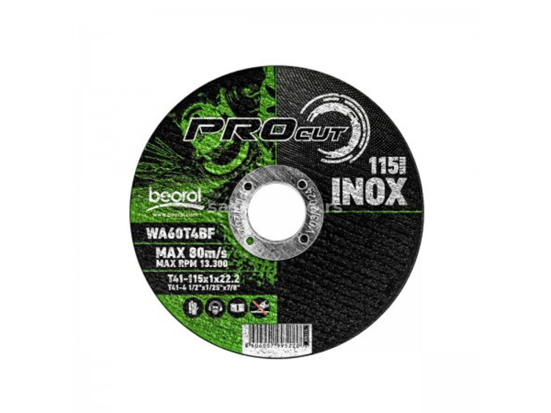 Rezna ploča za inox fi115 x 1mm PROcut ( RPI115 )