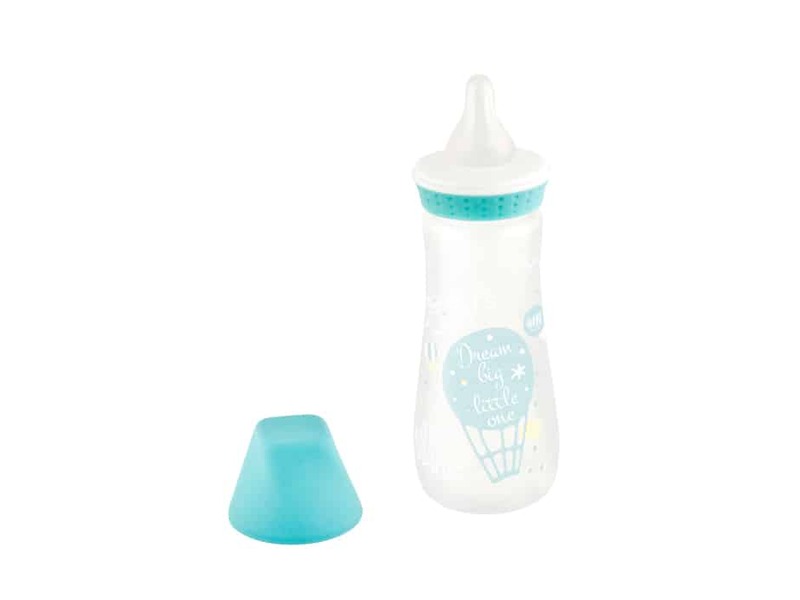 ELFI Plastična flašica sa silikonskom cuclom SWEET BABY, 250 ml - Zelena