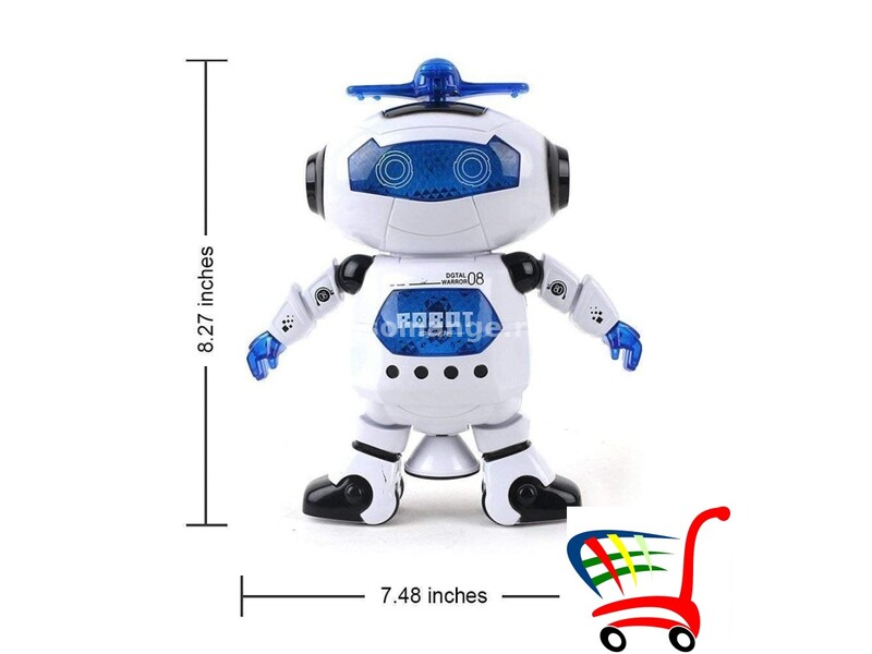 Robot koji pleše + muzika koju pušta dok igra - Robot koji pleše + muzika koju pušta dok igra