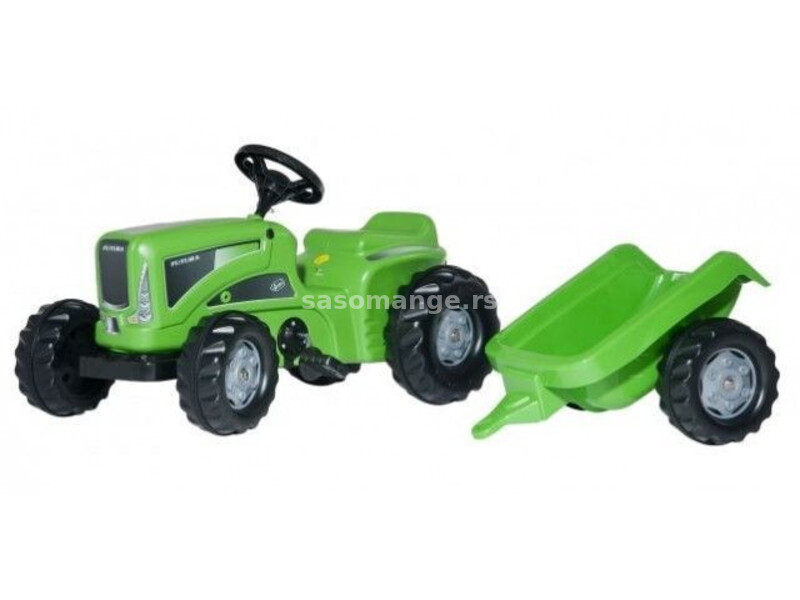 Rolly toys Futura Traktor na pedale sa prikolicom - zeleni ( 620005 )