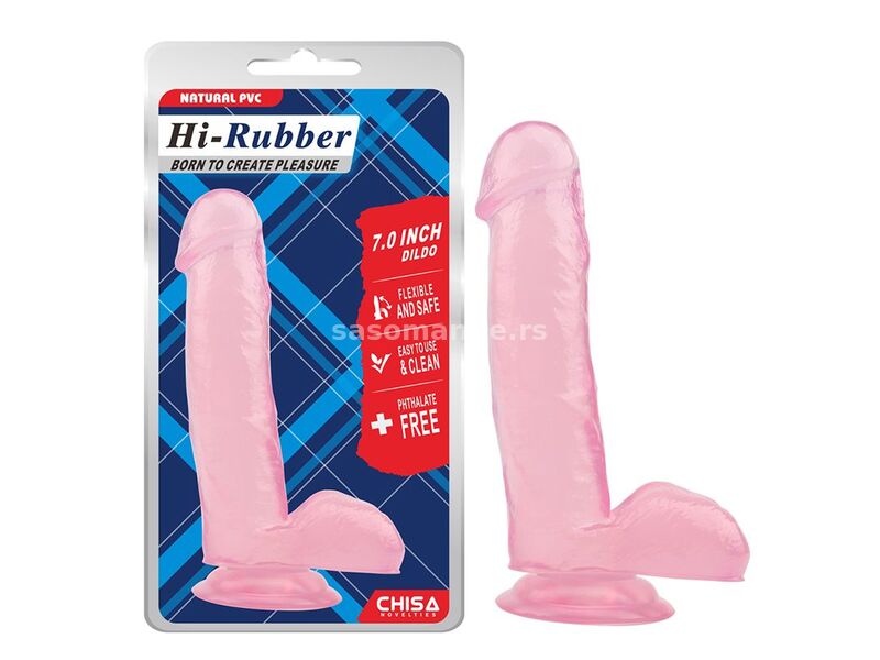 Roze realisticni dildo 18cm