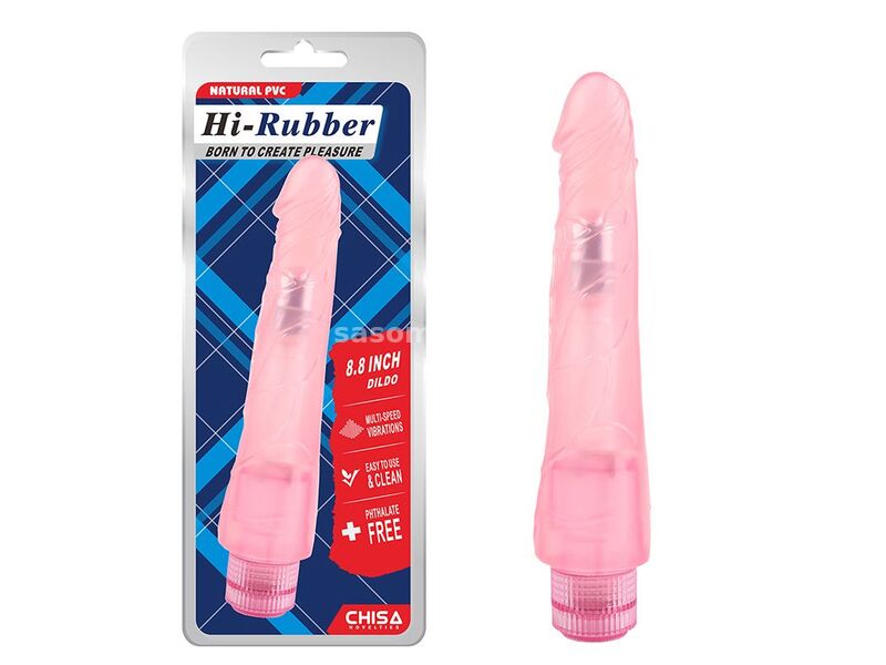 Roze Vibrator 23cm