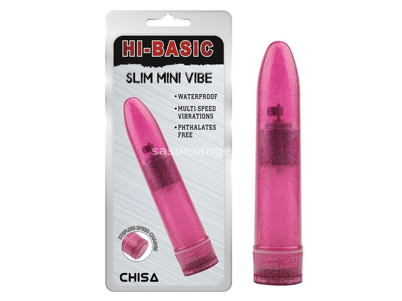 Roze Vibrator Slim Mini Vibe Pink